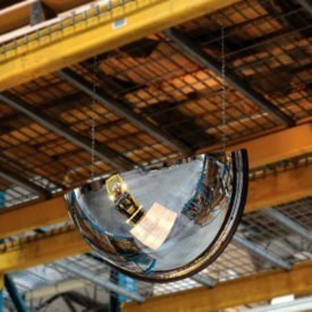 VISION METALIZERS Global Industrial„¢ Half Dome Acrylic Mirror, Indoor, 26" Dia., 180° Viewing Angle DPB2612 (NR490310)